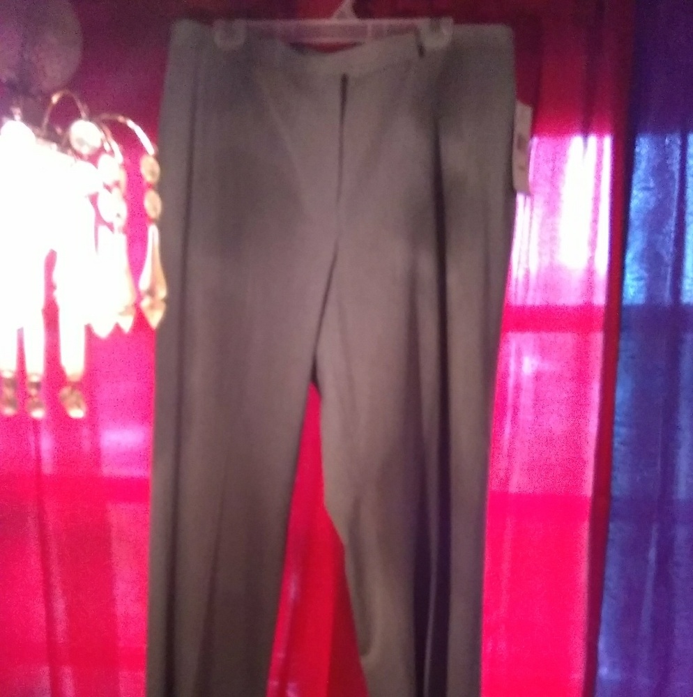 Gray Anne Klein casual pants